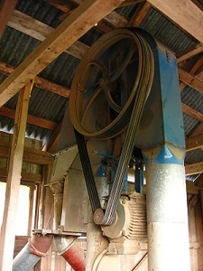 A belt driven blower system